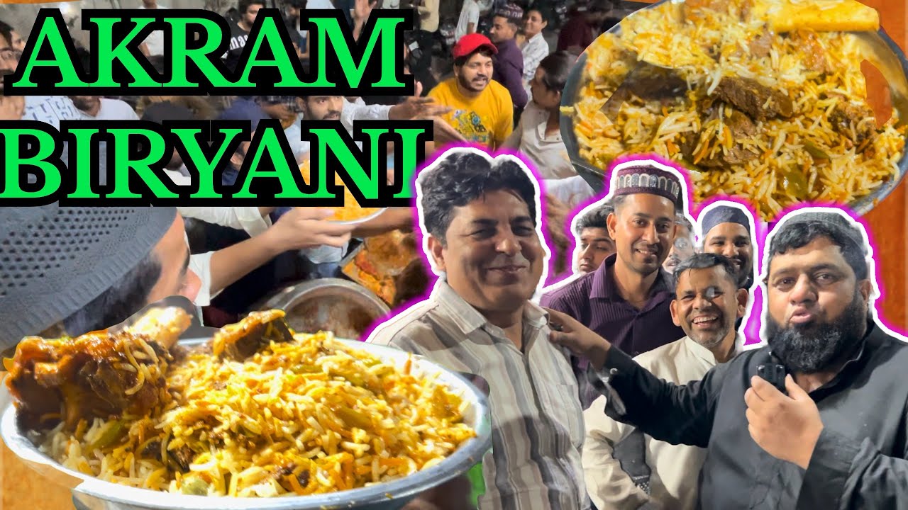 Akram biryani Ramadan special shastri park zbrdst biryani ❤️‍🔥❤️‍🔥 #javedbaraf #biryani