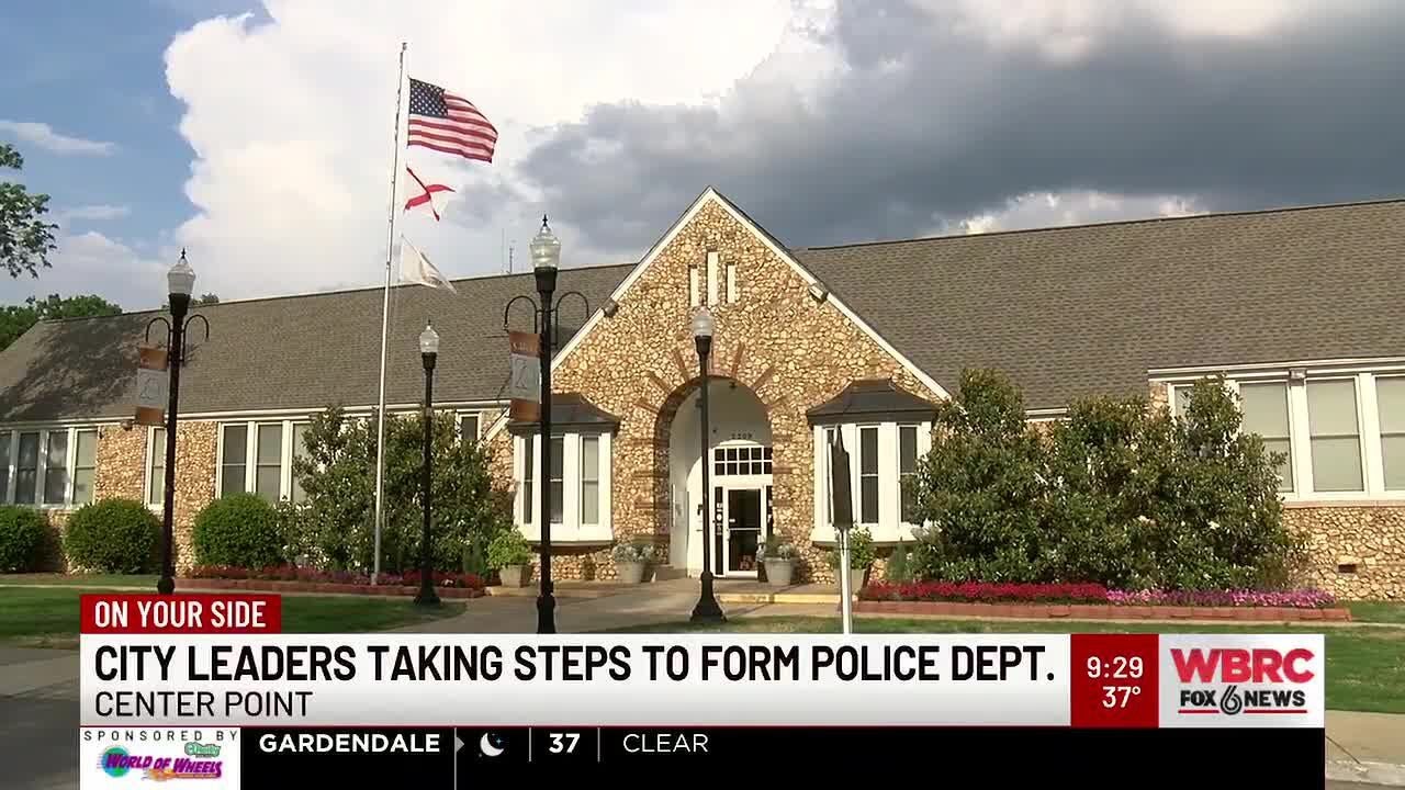 How will Center Point form police department