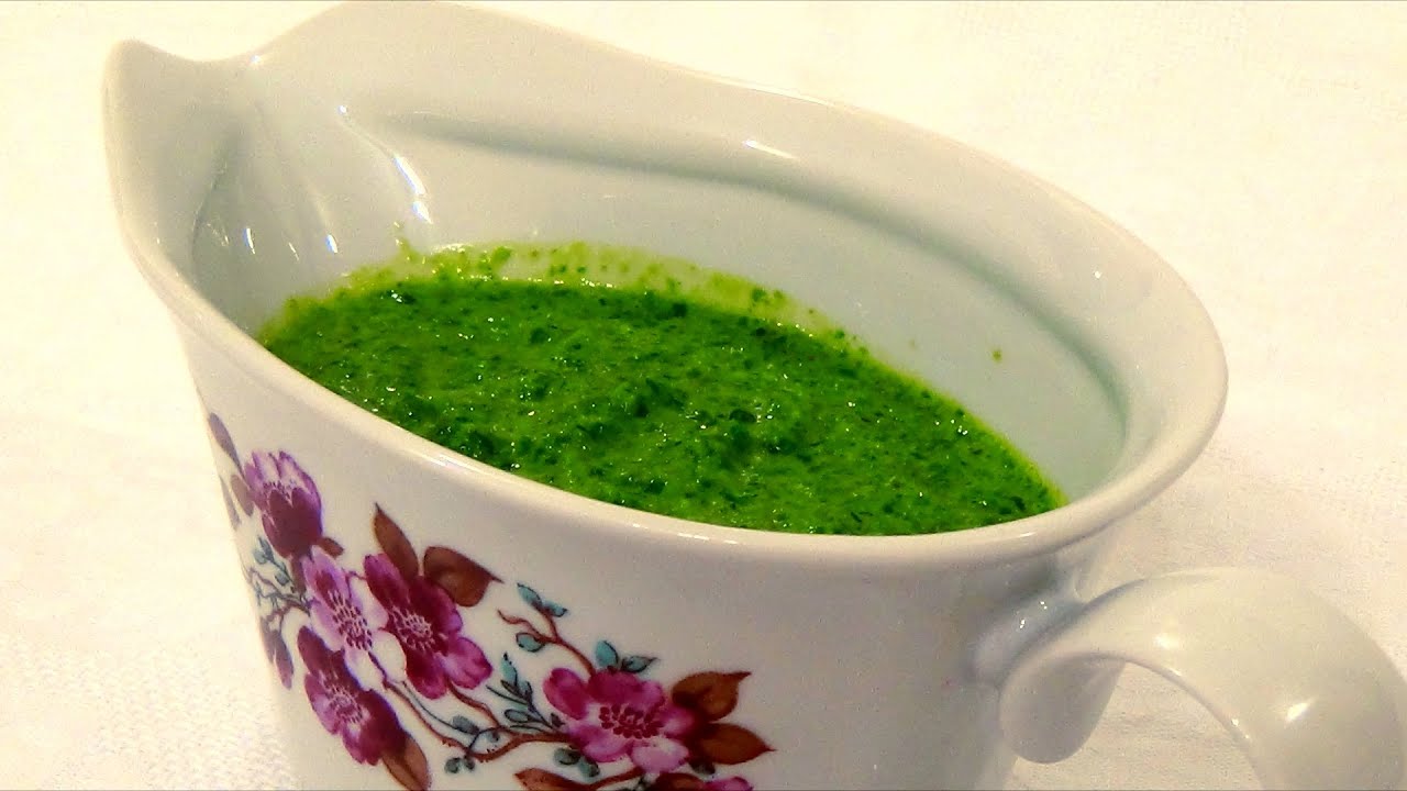 Зеленый соус