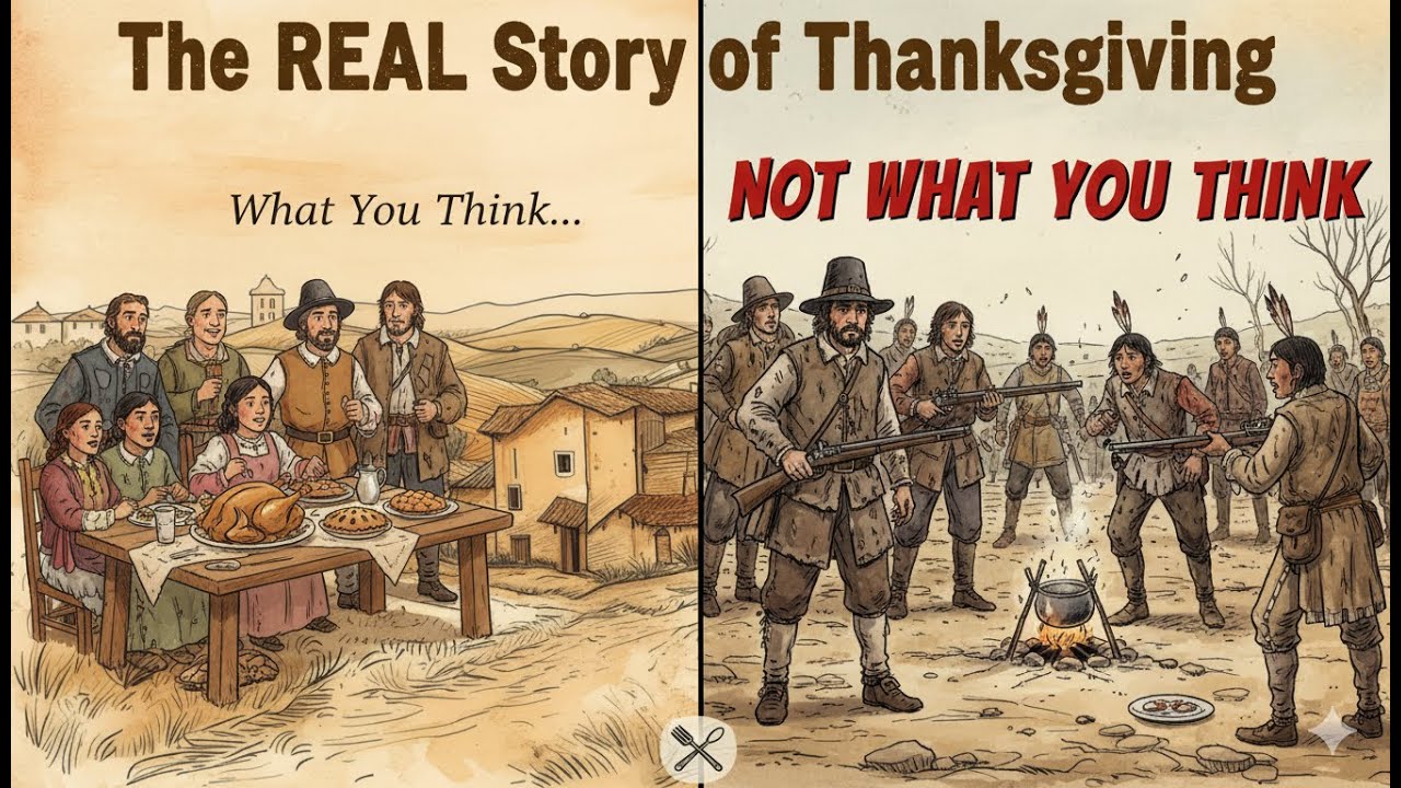 The Real Story of Thanksgiving — It Was Never About Turkey 🦃 Weird History Facts