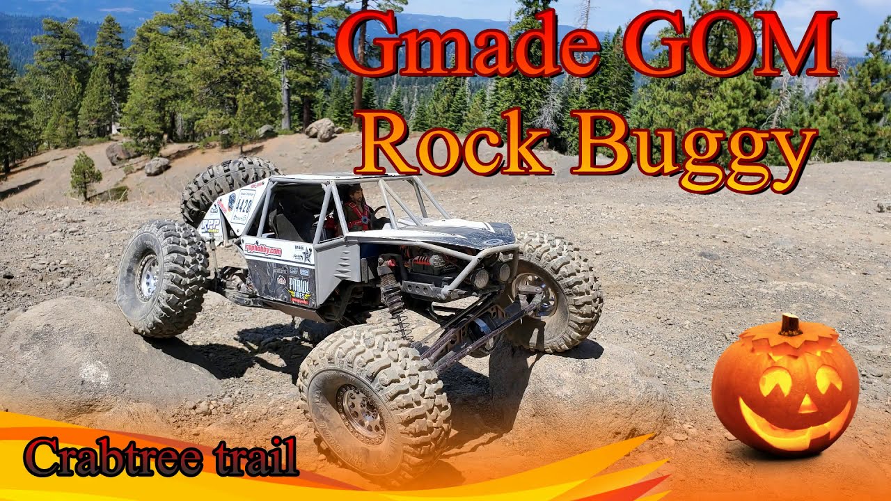 Gmade GOM Plus rock crawling on the Crabtree MTB trail & broke it at the end - Above Pinecrest Lake