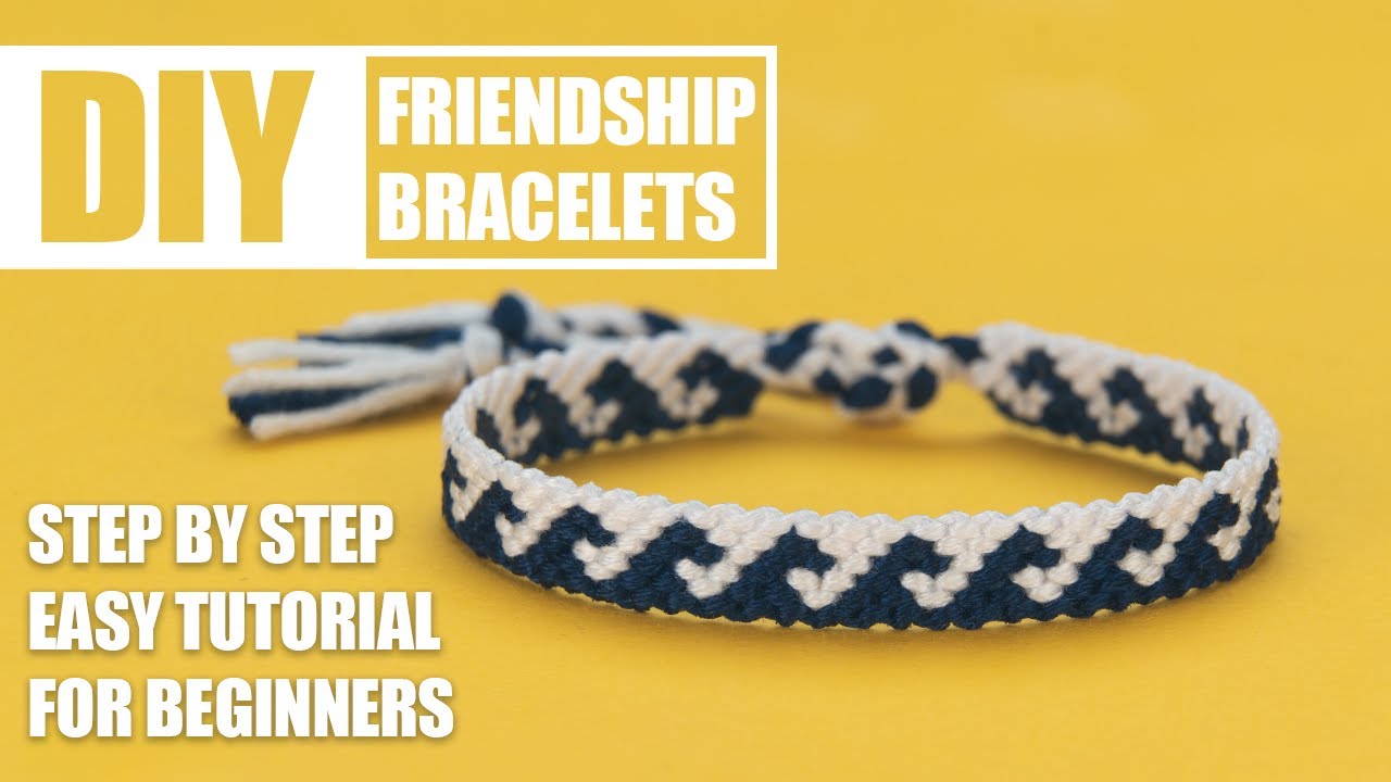 Waves Ocean Beach | Friendship Bracelets Step by Step Tutorial | Easy Tutorial for Beginner