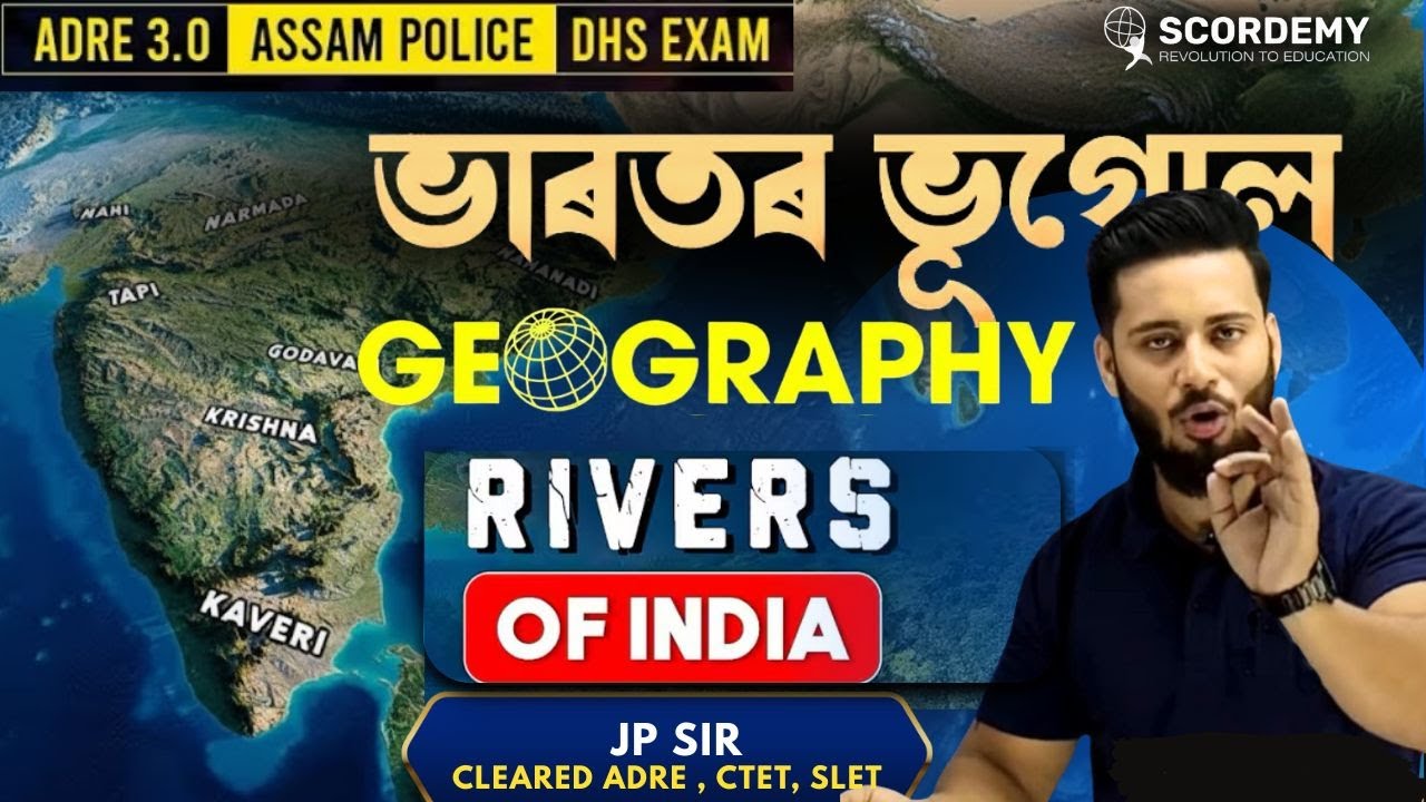Rivers Of India | Indian Geography | Question & Answers | By Jyotirmoy Patowary Sir