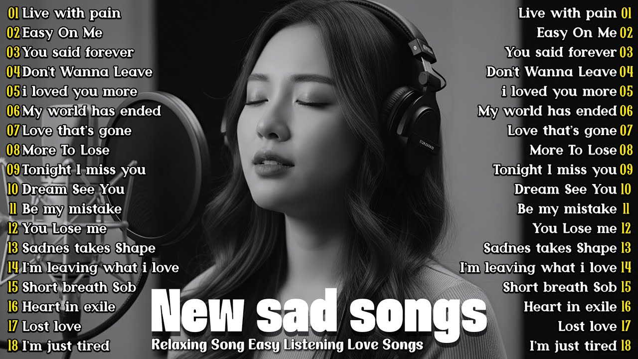 Live with pain | Some beautiful sad love songs playlist 2026 🎶 English sad songs & Emotional songs