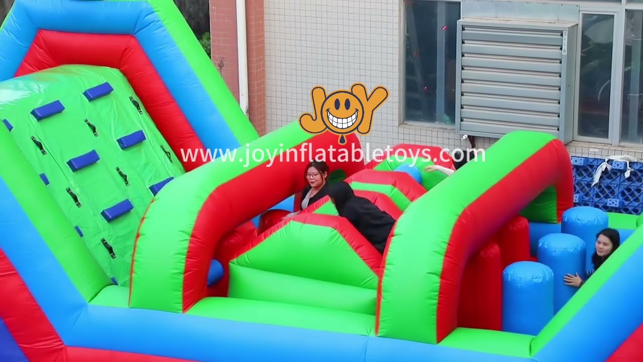 This 14m x 4.3m obstacle inflatable toy will add more fun to your park!