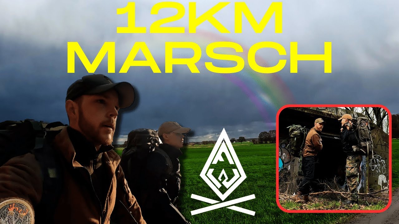 WIE halten WIR uns fit?! Der 12km Militär Marsch mit Gepäck!