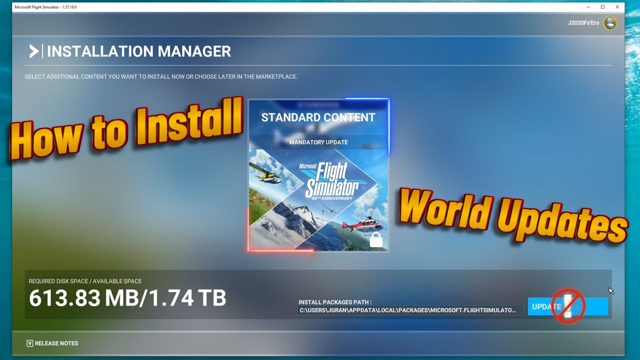 Msfs2020 *There's more to installing World updates than clicking update* I Didn't Know!