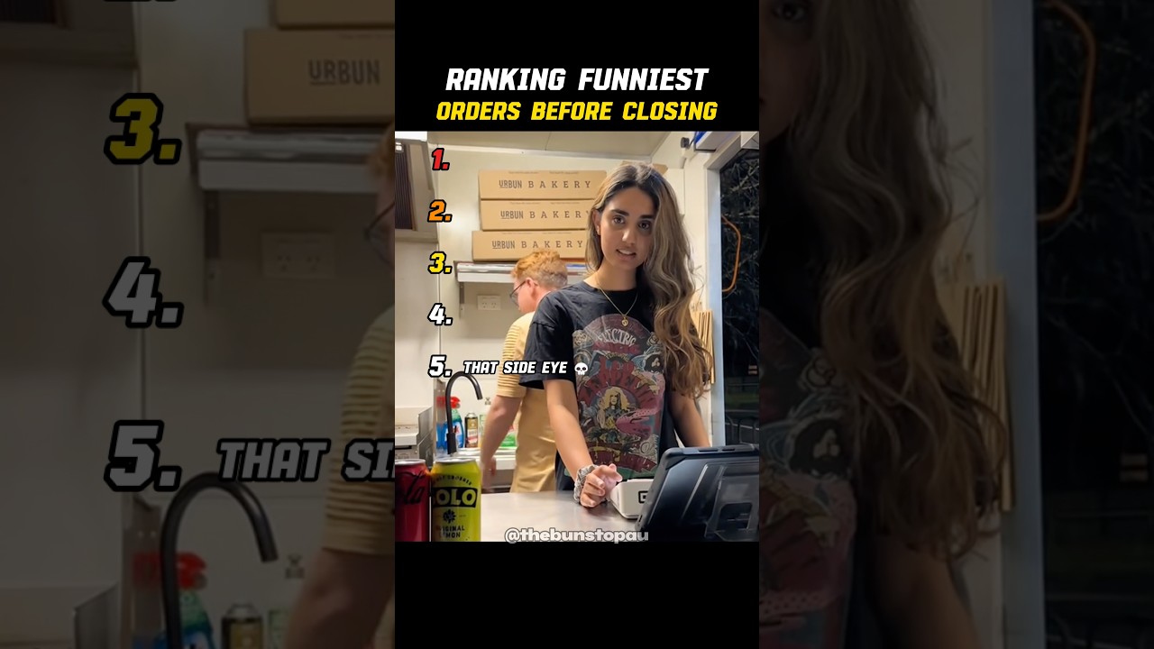 Ranking Funniest Orders Before Closing 🤣 (Part 5) #ranking #memes #funny #tiktok