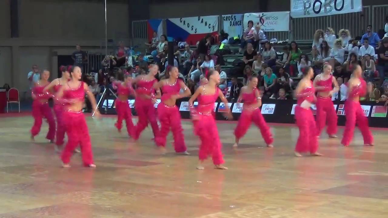 CrossDance na MS IDO, synchro formace junior 2016