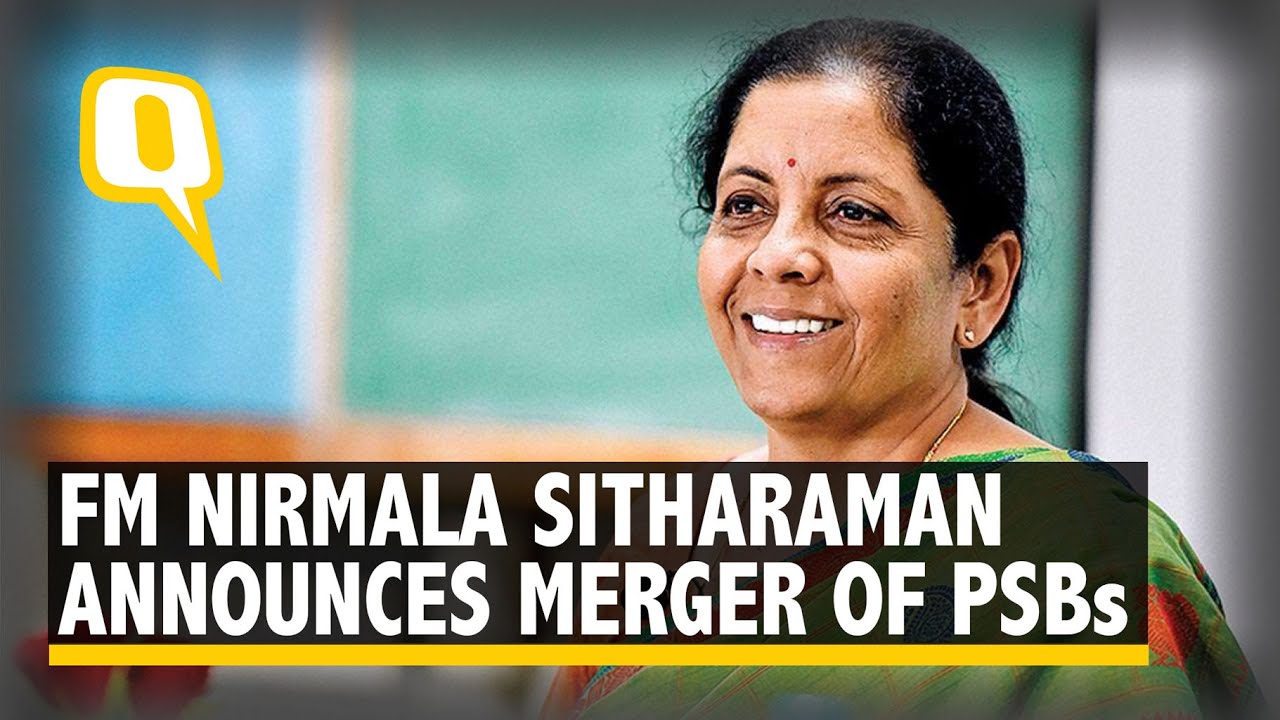 FM Nirmala Sitharaman Announces Mega Merger of Public Sector Banks