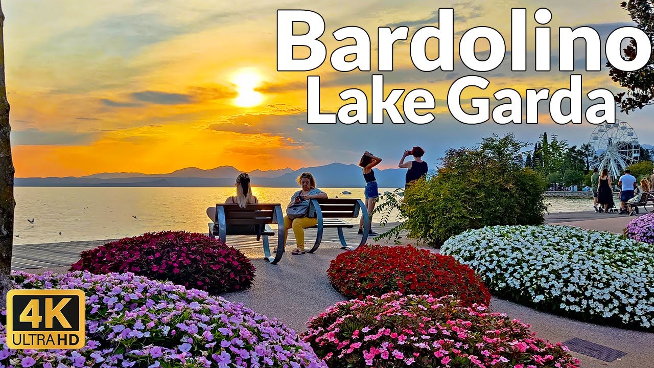 Bardolino, Lake Garda, Italy - Enchanting Walking Tour (4K Ultra HD, 60fps)