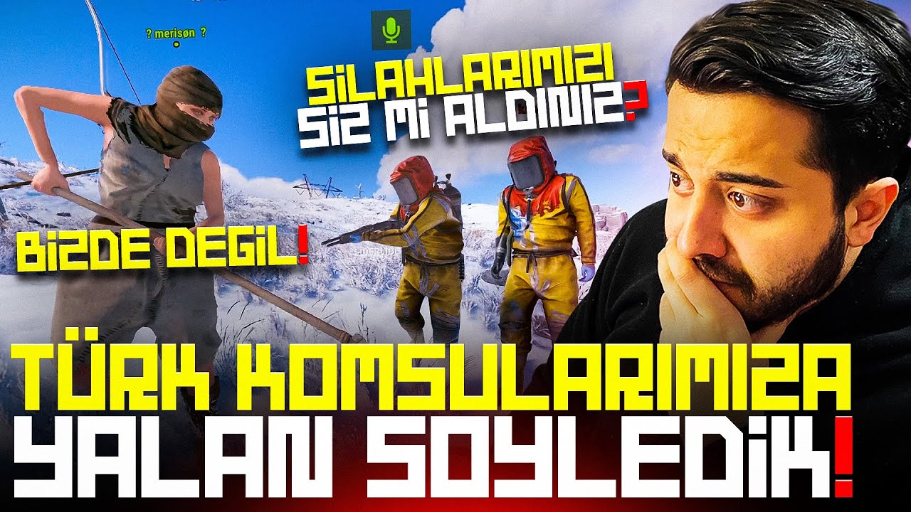 TÜRK KOMŞUMUZA BÜYÜK YALAN SÖYLEDİK! SİLAHLARINI DIZLADIK! Rust Sezon 3 BÖLÜM 1