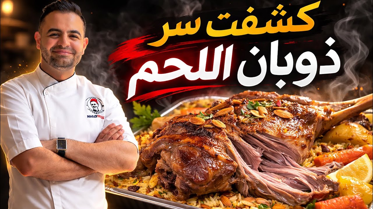 محمود افرنجية| طريقة طبخ فخد الغنم بالفرن  مع التتبيلة و اسرار ذوابانو