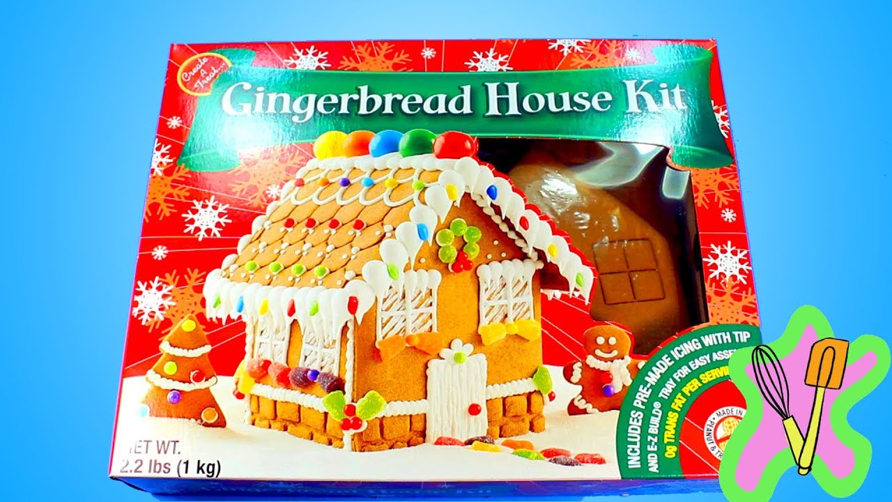Intenté hacer una casita de jengibre (Probando un gingerbread house kit) -Aprendiendo a cocinar
