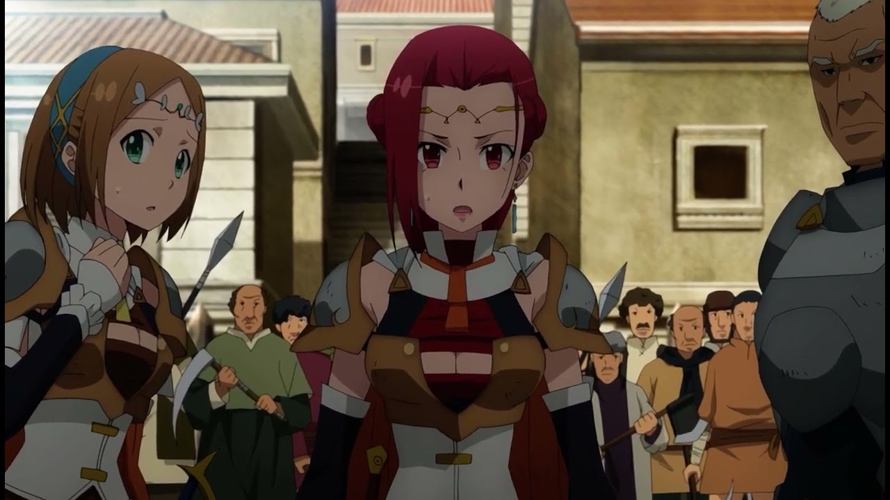 Gate Anime Itami group arrive at Italica and meet Pina