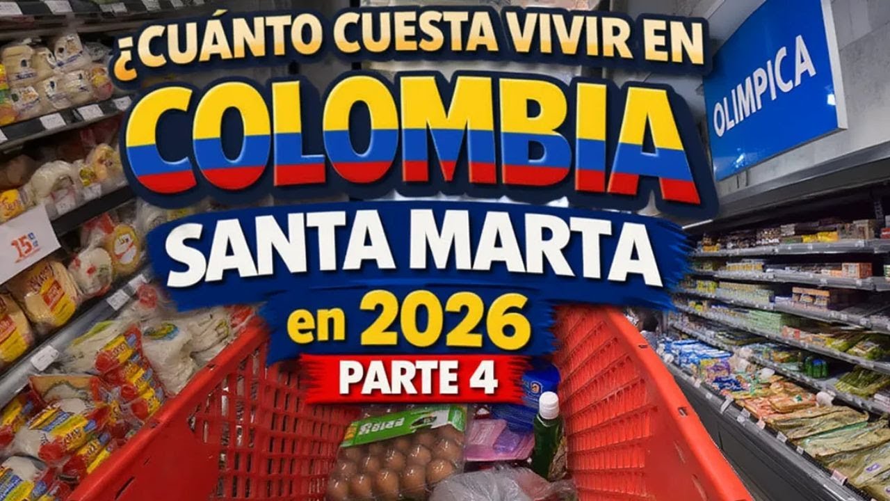 ¿Cuánto cuesta vivir en Colombia en 2026? #SantaMarta #colombia #food#rodadero#comida#viral #travel