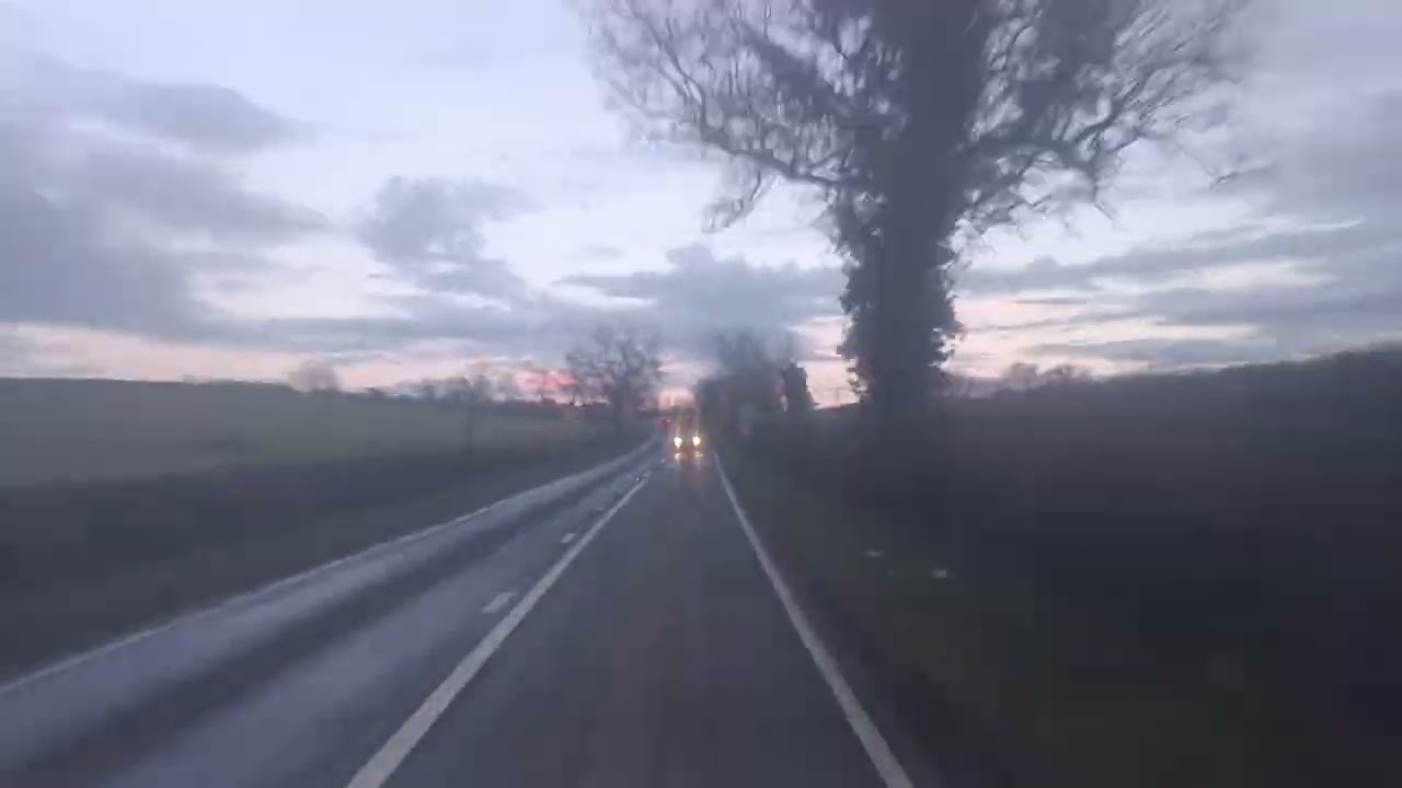 🇬🇧 BUS JOURNEY (TIMELAPSE) | Stagecoach in Oxfordshire 500: Brackley ➔ Banbury