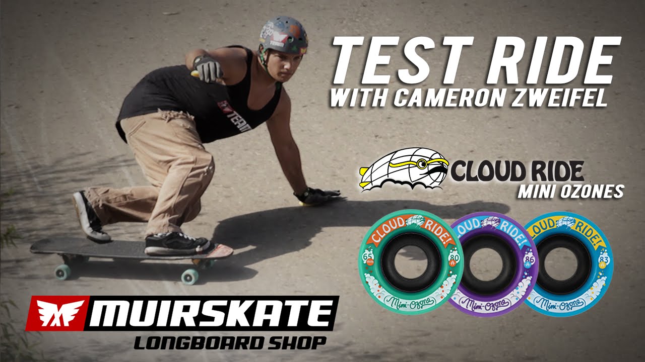 Test Ride Cloud Ride Mini Ozones with Cameron Zweifel | MuirSkate Longboard Shop