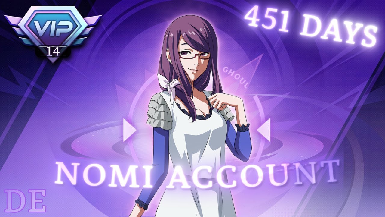 Nomi Account Review 450 Tage Login Aogiri Main || Tokyo Ghoul · Break the Chains
