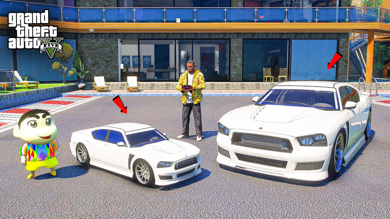 Franklin Transforms His Car into Mini RC Car for Shinchan in GTA 5