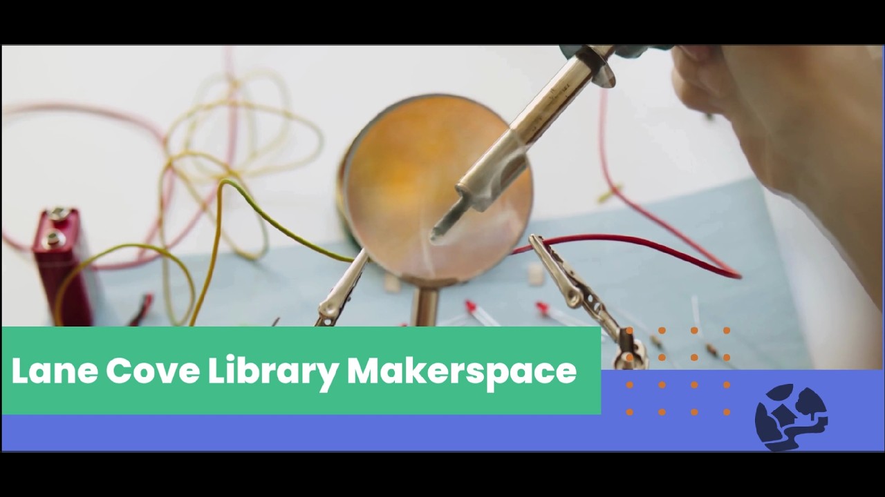 Lane Cove Library Makerspace starter project video: Soldering