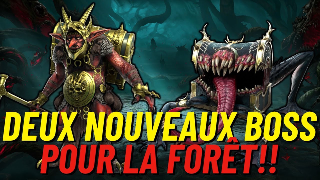 2 NOUVEAUX BOSS POUR LA FORÊT SOMBRE!! (nouveautés raid) [RAID SHADOW LEGENDS]
