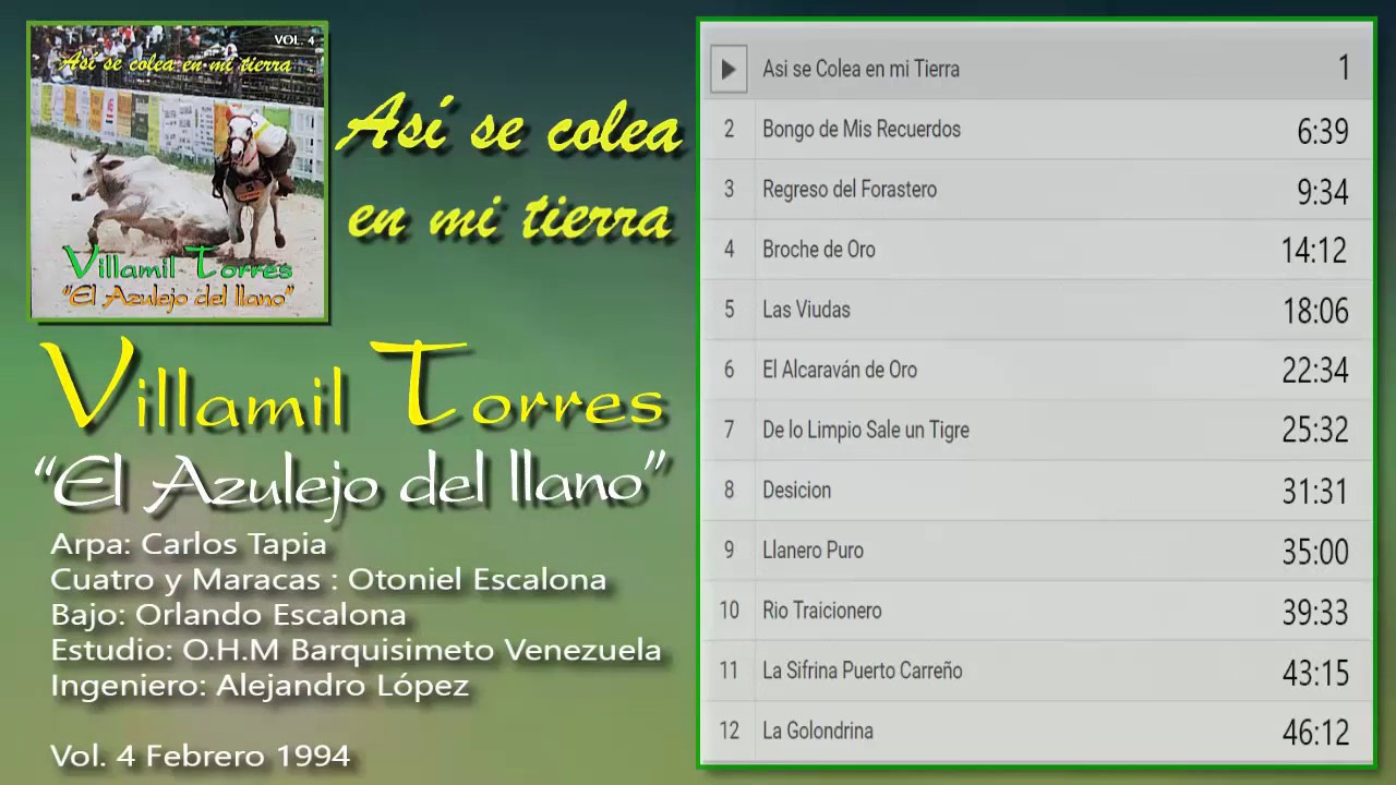 ASI SE COLEA EN MI TIERRA (Vol. #4 Febrero 1994)