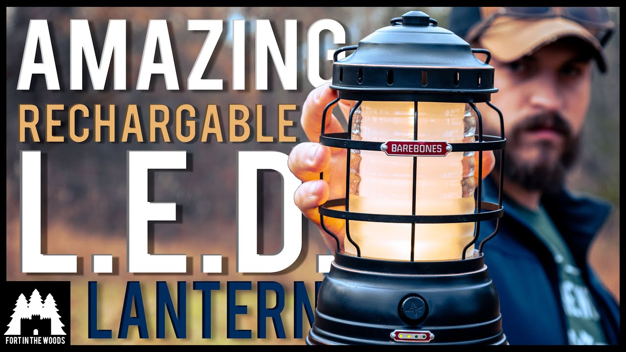 Barebones LED Forest Lantern Review | Fort In The Woods