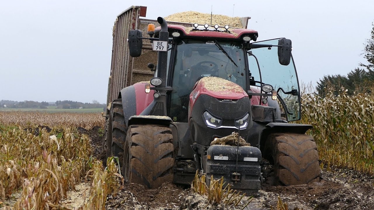 Case IH 300 Optum Working Too Hard During The Maize Season | Wide Tires & Mud | DK Agriculture