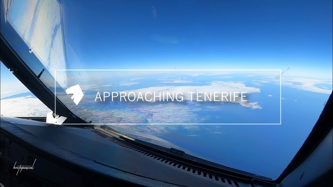 A320 Cockpitview - Landing at Tenerife South Airport TFS