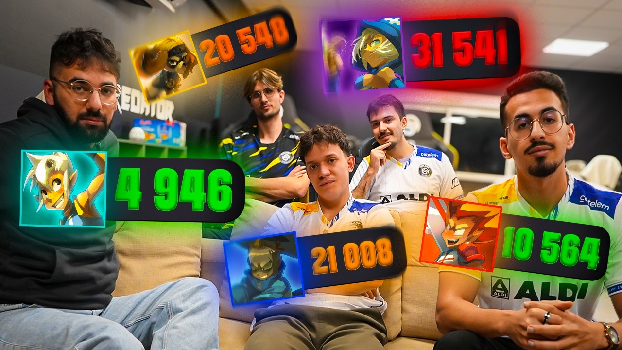 5 JOUEURS PRO DOFUS JUGENT LES CLASSES (90 000H CUMUL&Eacute;S)