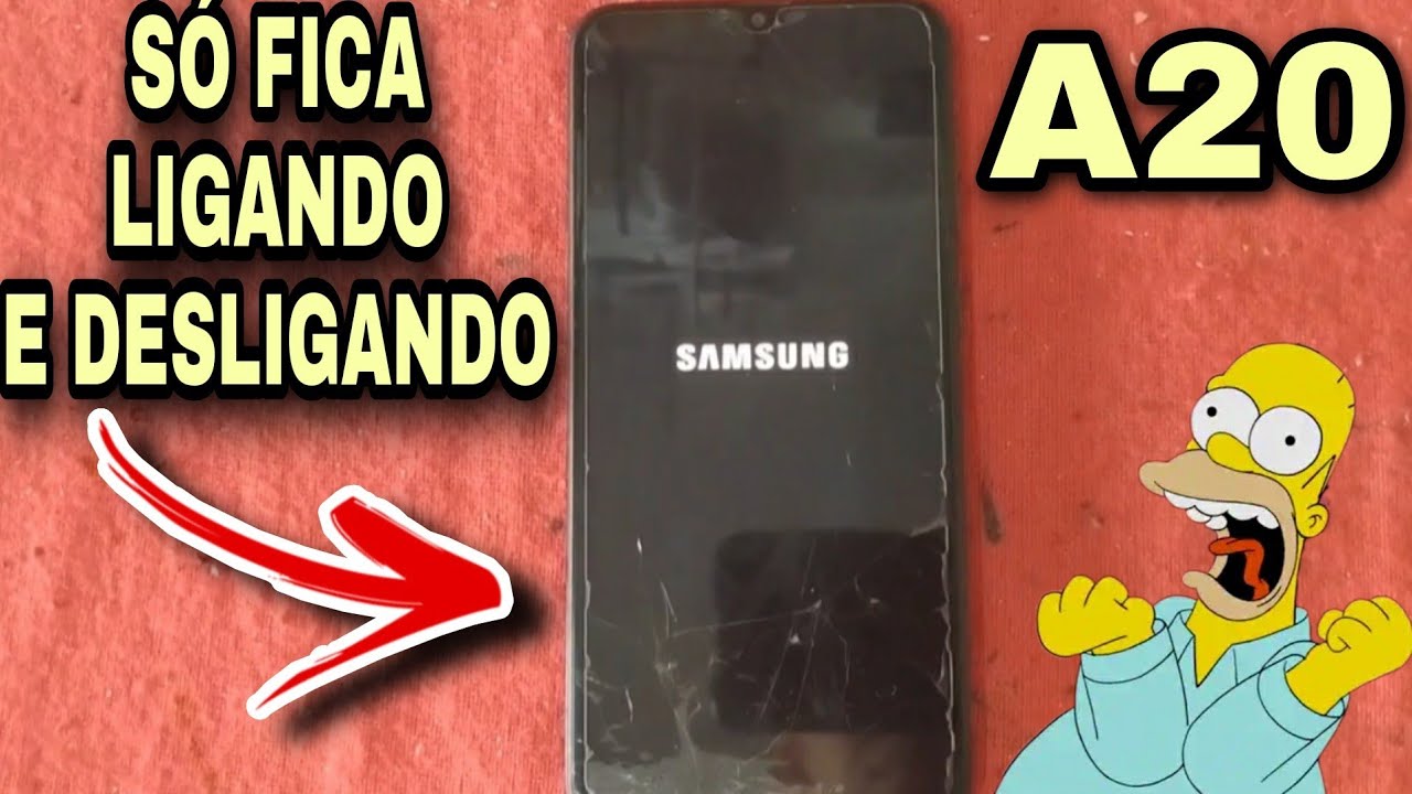 CELULAR A20 Liga e Depois Desligar Sozinho Só Fica Reiniciando | Veja COMO RESOLVER Esse PROBLEMA