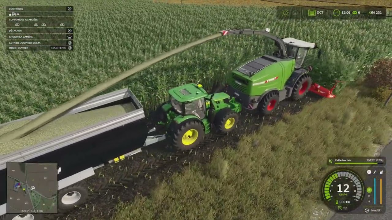 fs25 carrière suivie #1 ensilage