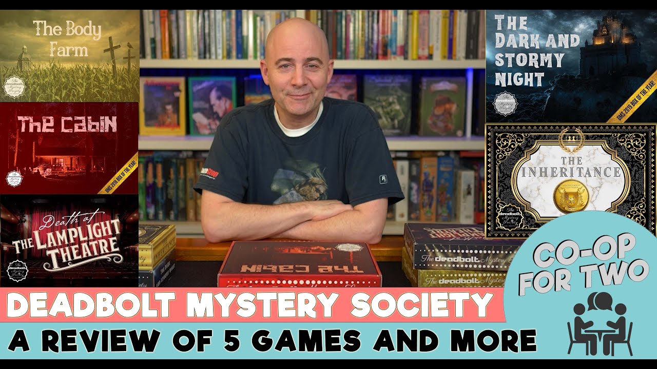 Deadbolt Mystery Society: A spoiler-free review and ranking of 5 games