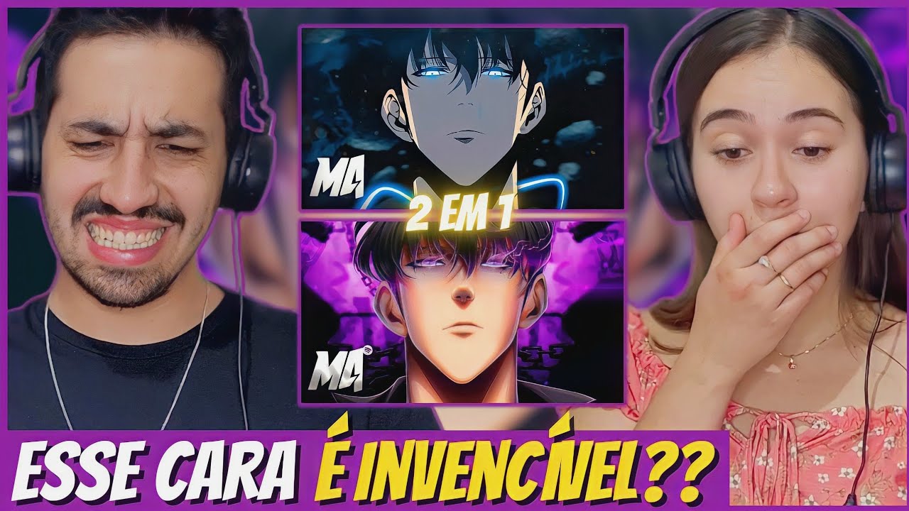 IRRANQUEÁVEL 😱 Reagimos a Sung Jin Woo (Solo Leveling) - O Monarca Das Sombras | Pt. 1 e 2 | M4rkim