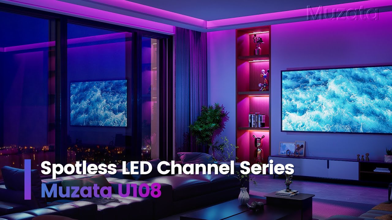 Muzata Spotless LED Channel Series 108