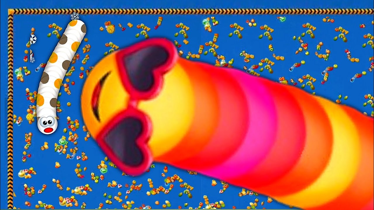 🐍WORMSZONE.IO Best Game | Hungriest Snake in The Server 🐍 Big Snake Game #17