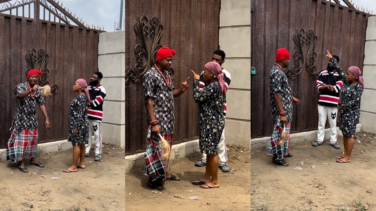 Shocking moment as evïl Onowu stop prophetess glory from delivering the mad woman