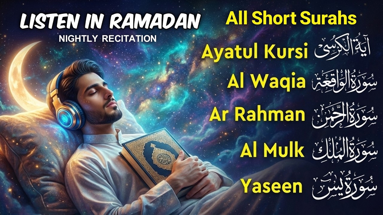 Surah Yaseen | Ar Rahman | Al Mulk, Al Waqiah & Short Surahs | Beautiful Quran Recitation |Alaa Aqel