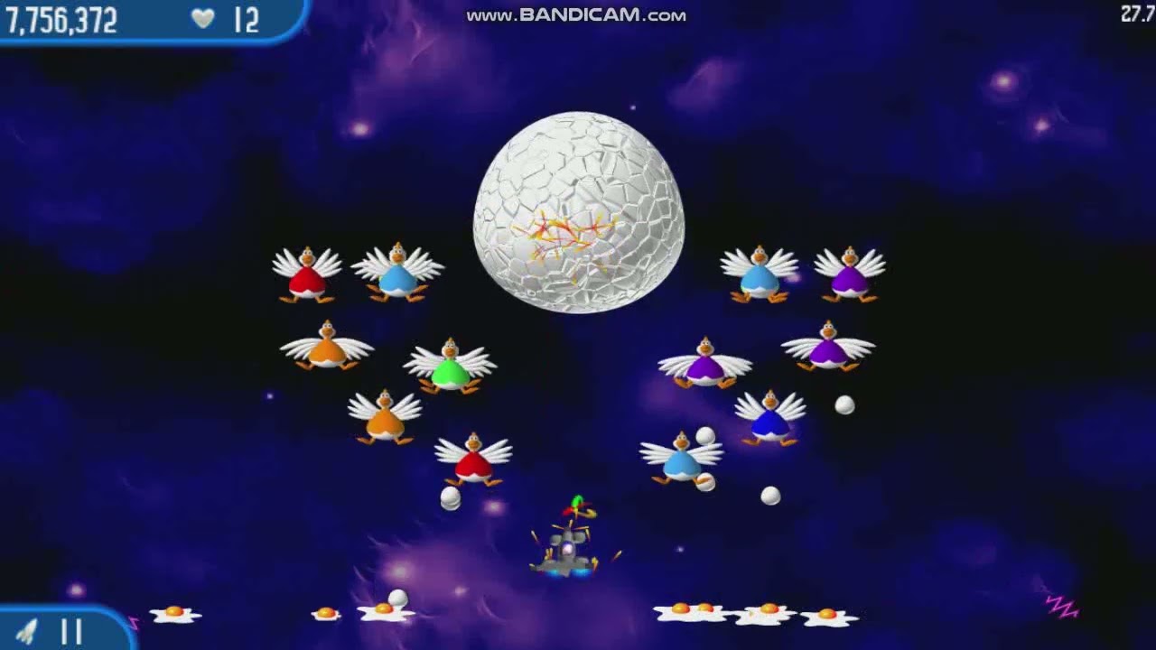 Chicken Invaders 2 The Next Wave Remastered All Bosses Rookie & Verteran Skills Original Musics