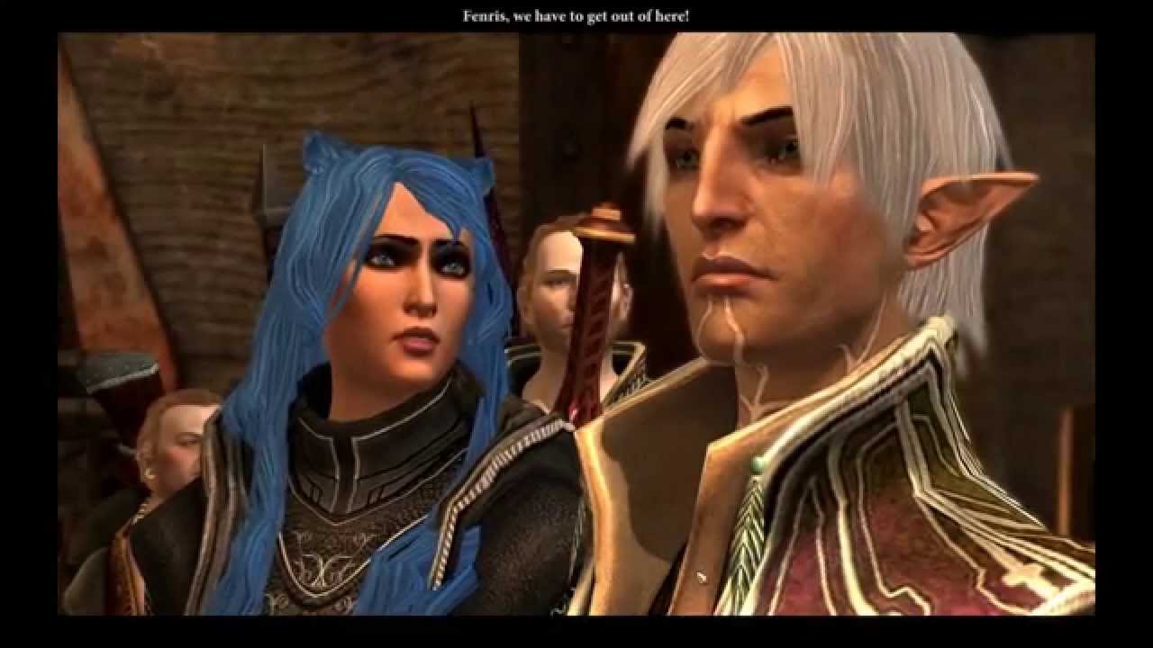 Dragon Age II - Complete romance female Hawke and Fenris (Friendly)