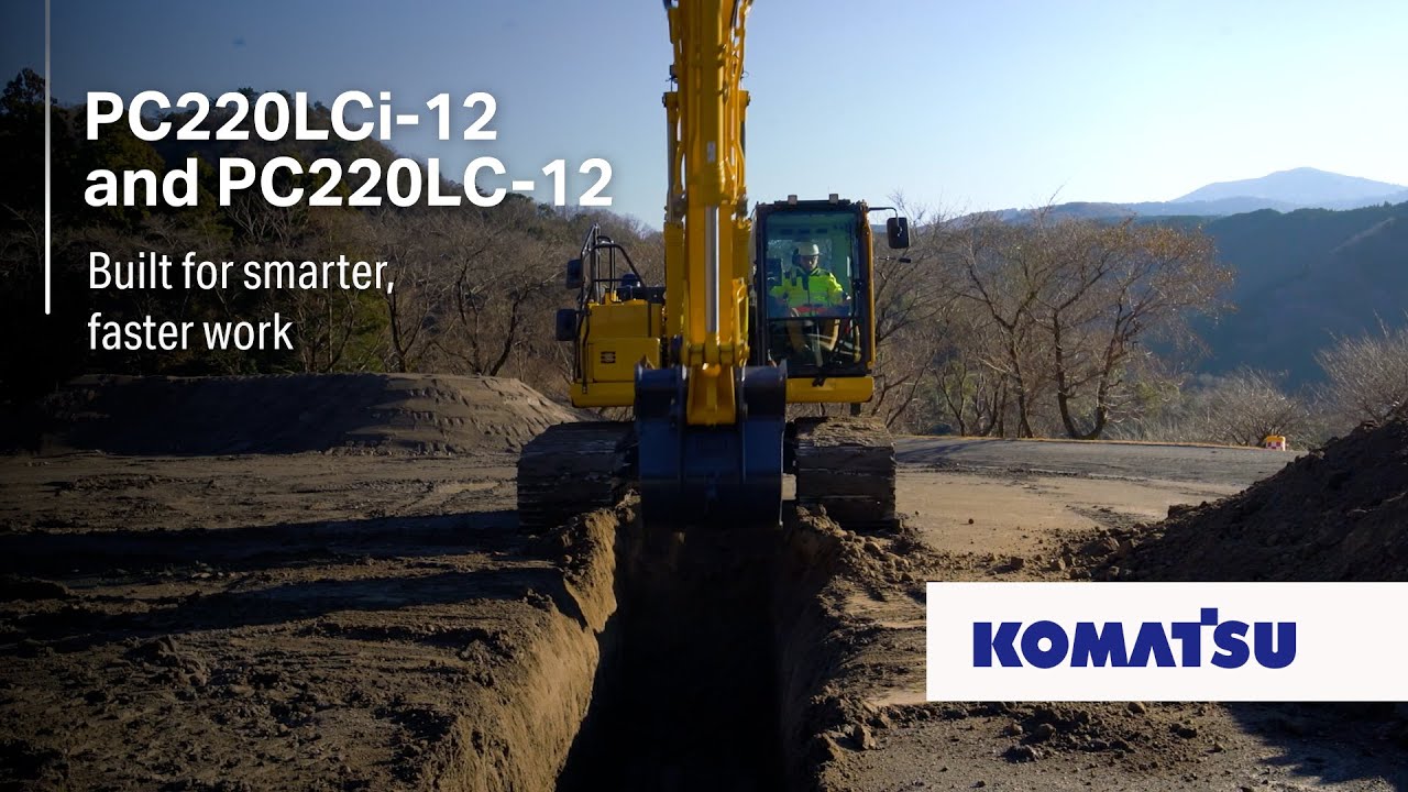 Komatsu PC220LC-12 and PC220LCi-12 excavators: Built for smarter, faster work