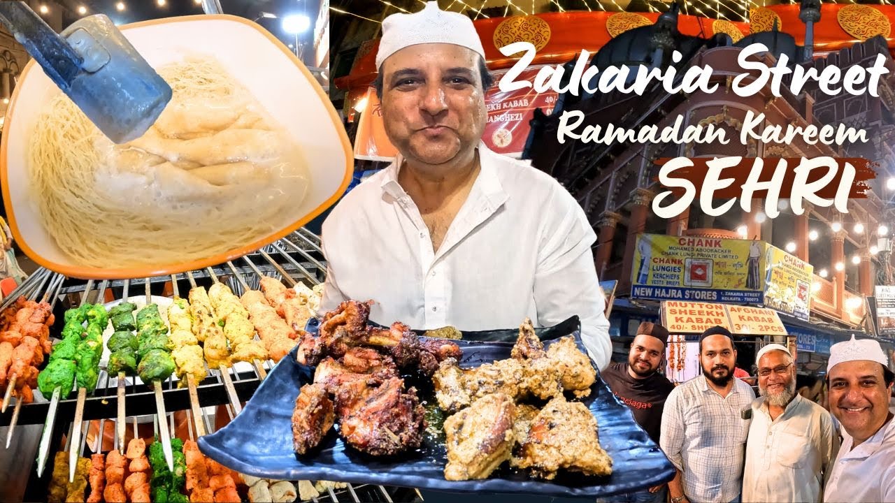ZAKARIA STREET Ramadan 2025 Morning SEHRI Zakaria STREET food Nakhoda Masjid
