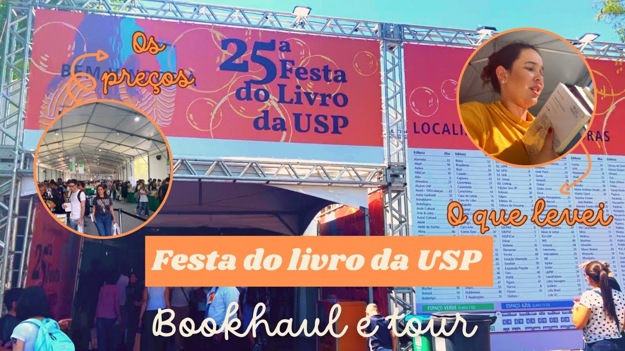 25a Festa do livro da USP - Vamos explorar a feira juntos?