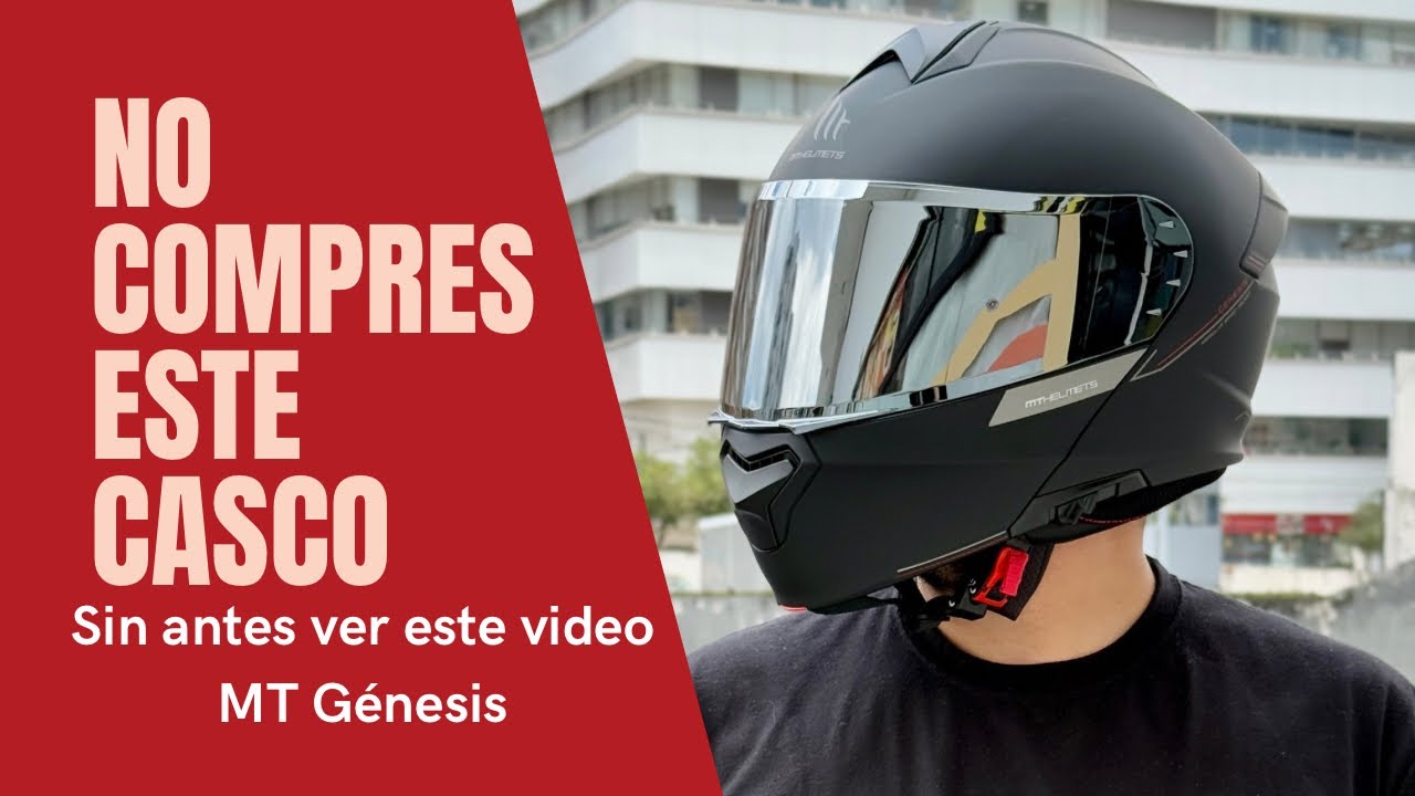 NO COMPRES ESTE CASCO ! Sin antes ver este video 🔥 MT G&eacute;nesis