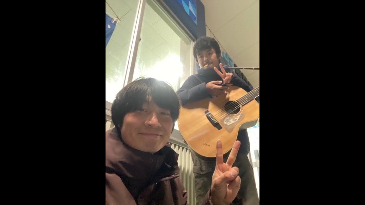 香川県鳴門駅にて路上ライブ配信中
