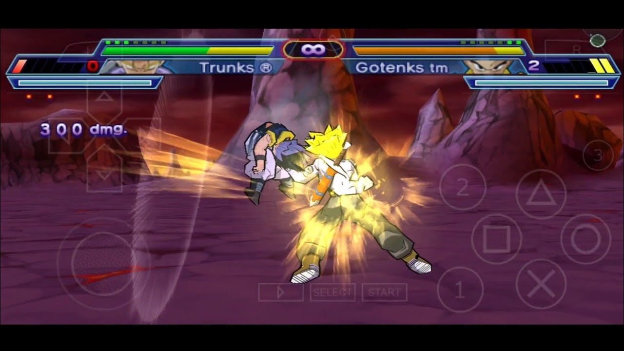 DragonBallZ Another Road - Trunks (Sword) Gameplay