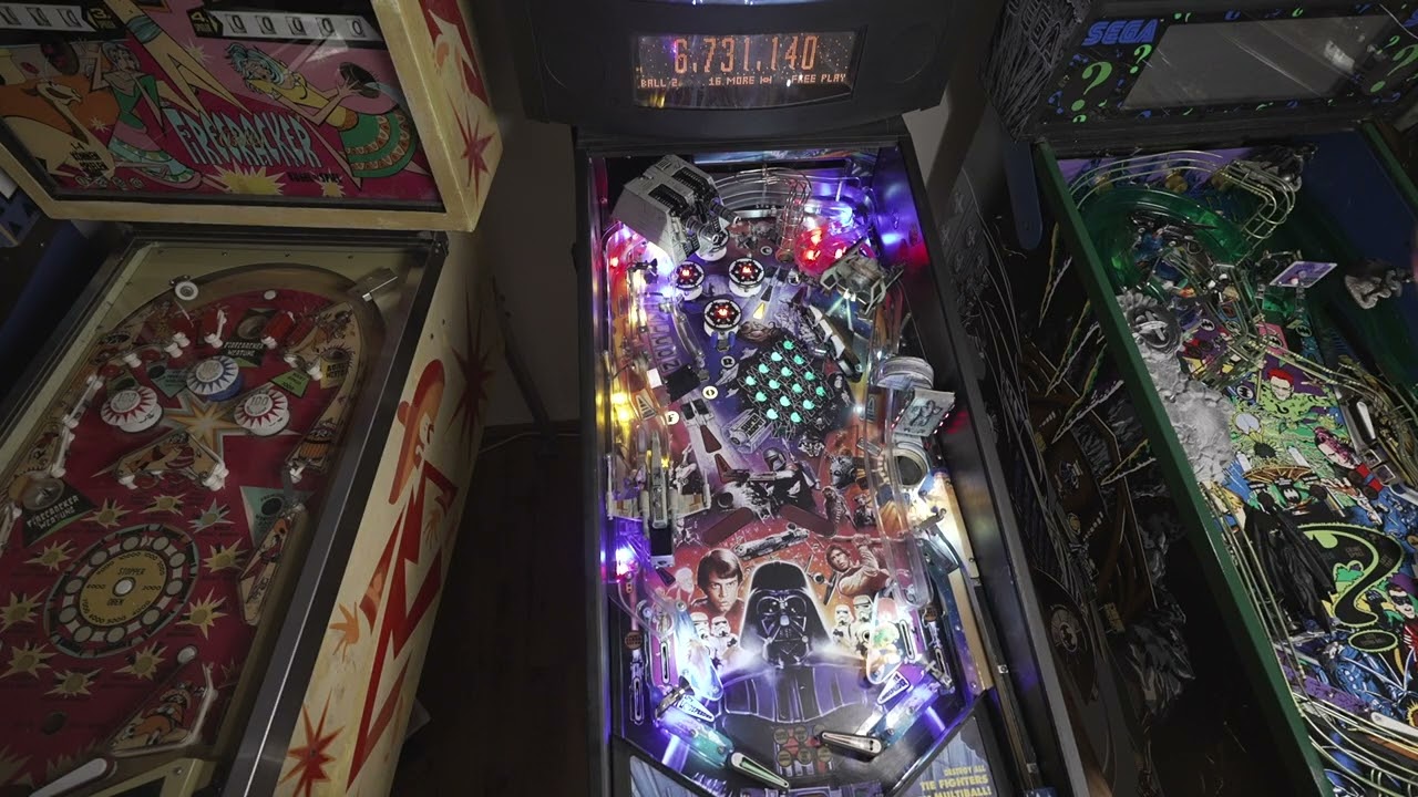#173 Flipper Star Wars Trilogy, gameplay, Sega pinball Automat
