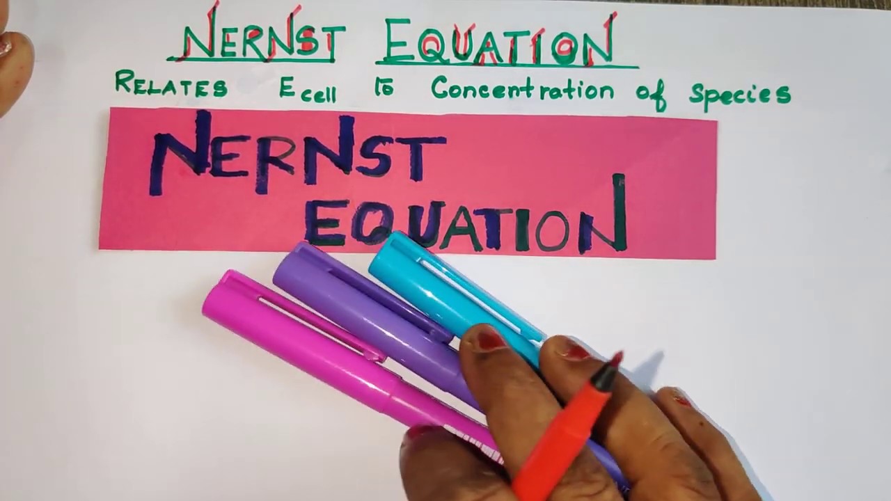 EC-14/NERNST EQUATION/ELECTROCHEMISTRY/TN 12 th STD Explanation in TAMIL/Vol 2/Unit 9