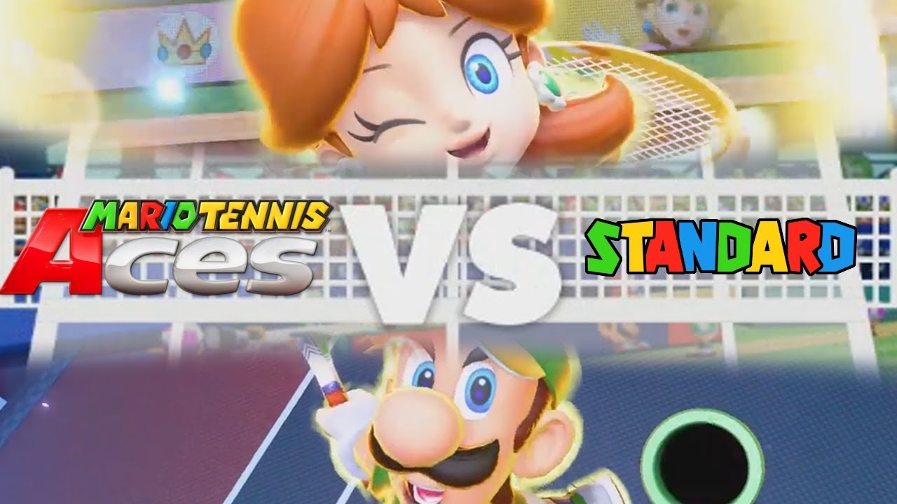 Mario Tennis Aces Standard Match - McDareth (Daisy) vs Kim (Luigi)